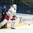 SPISSKA NOVA VES, SLOVAKIA - APRIL 16: Belarus' Nikita Tolopilo #25 takes to the ice for warm-up prior to preliminary round action against Sweden at the 2017 IIHF Ice Hockey U18 World Championship. (Photo by Steve Kingsman/HHOF-IIHF Images)

